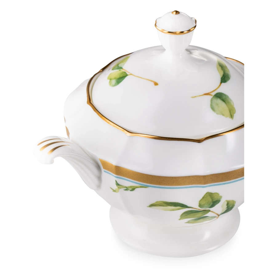 Сахарница Narumi Цветущая Роза 290 мл, фарфор костяной