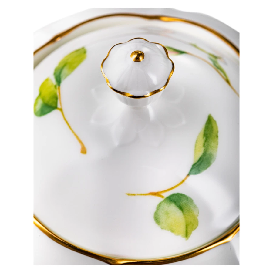 Сахарница Narumi Цветущая Роза 290 мл, фарфор костяной