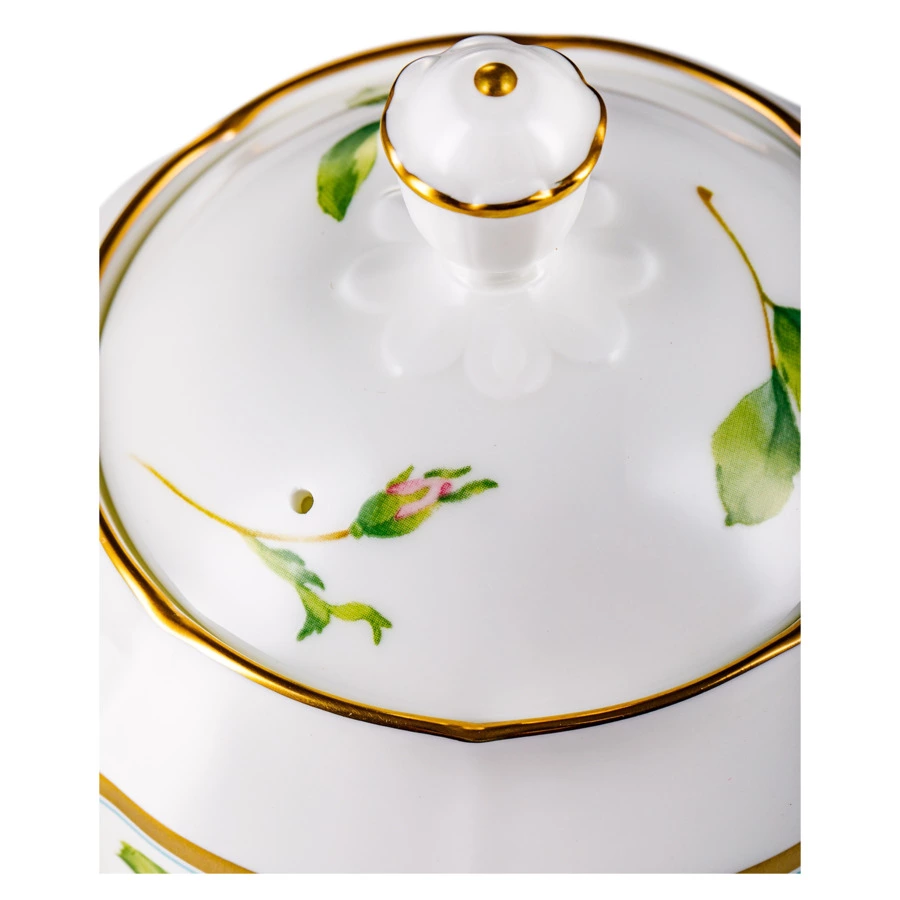 Чайник Narumi Цветущая Роза 960 мл, фарфор костяной