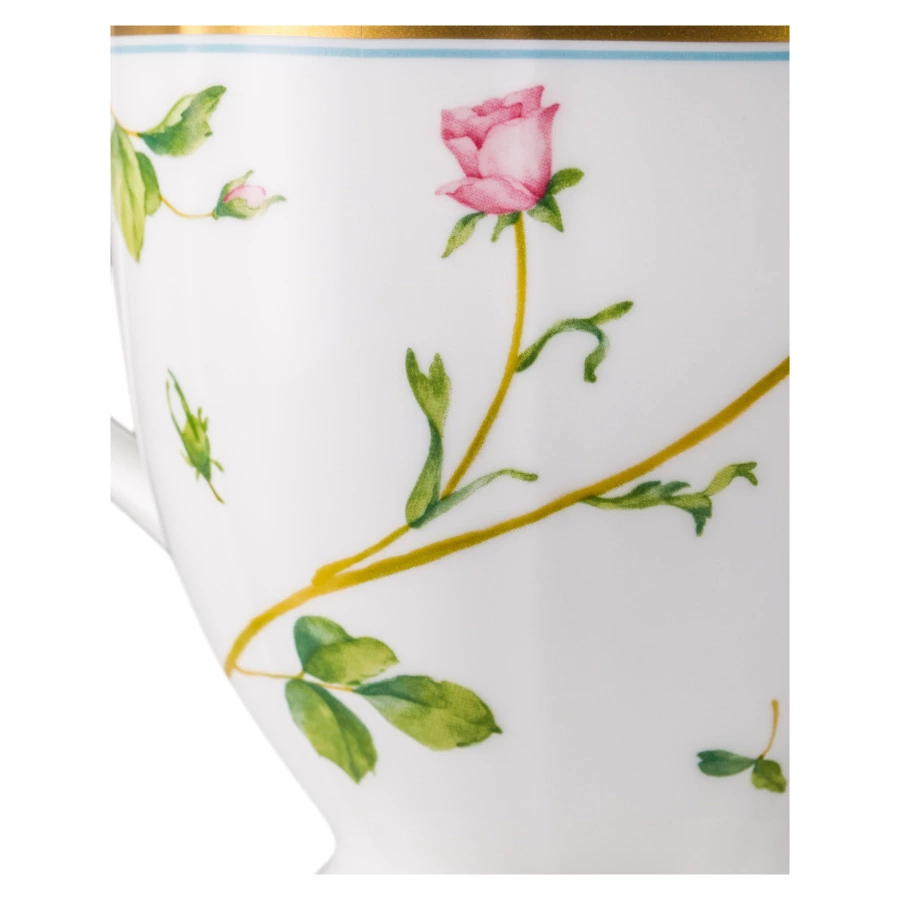 Чайник Narumi Цветущая Роза 960 мл, фарфор костяной