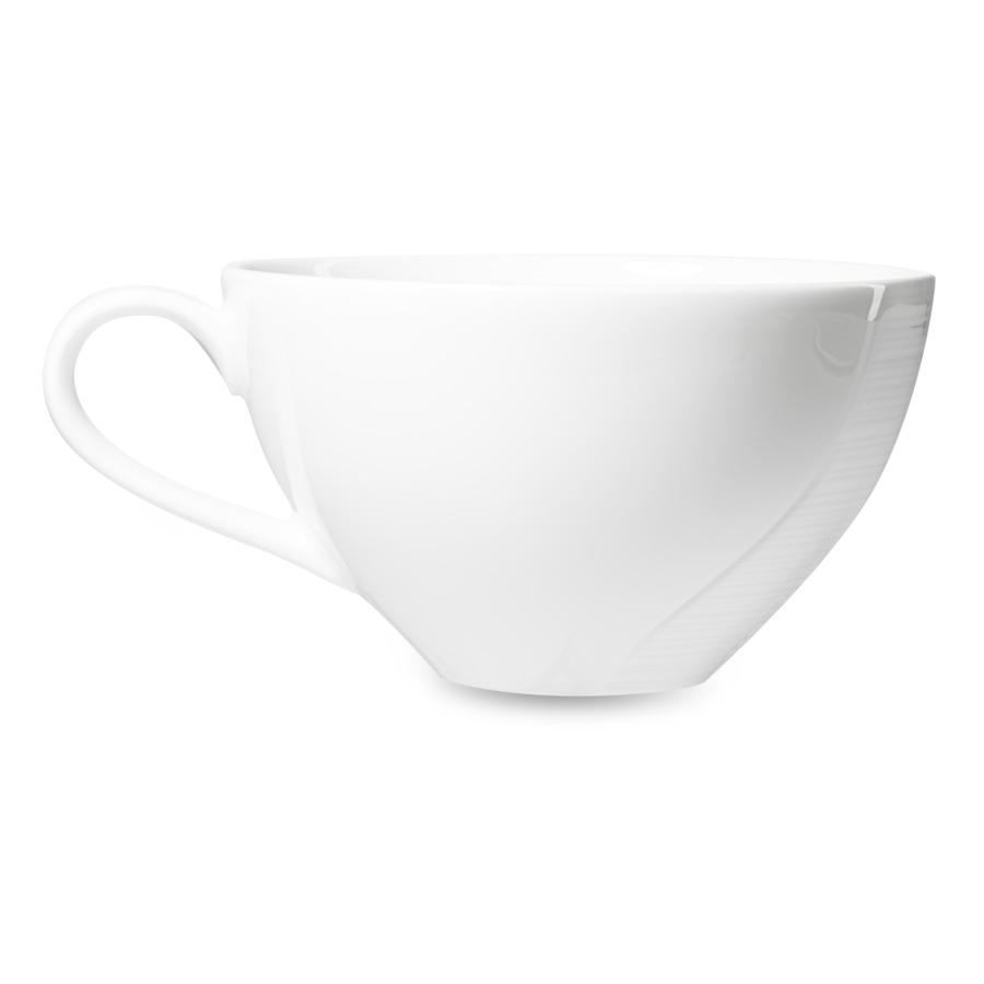 Чашка чайная Narumi Воздушный белый 350 мл, фарфор костяной