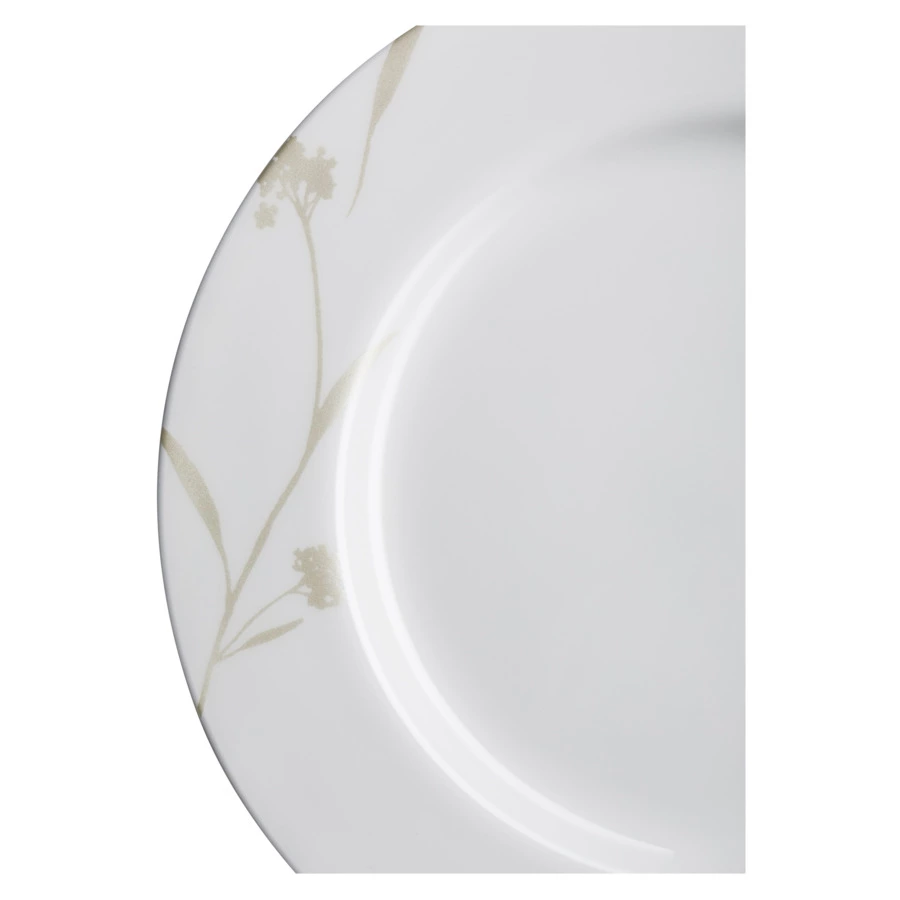 Тарелка закусочная Narumi Ботаника 23 см, фарфор костяной