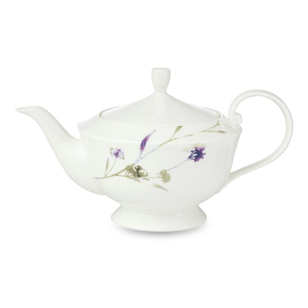 Чайник Narumi Ботаника 940 мл, фарфор костяной