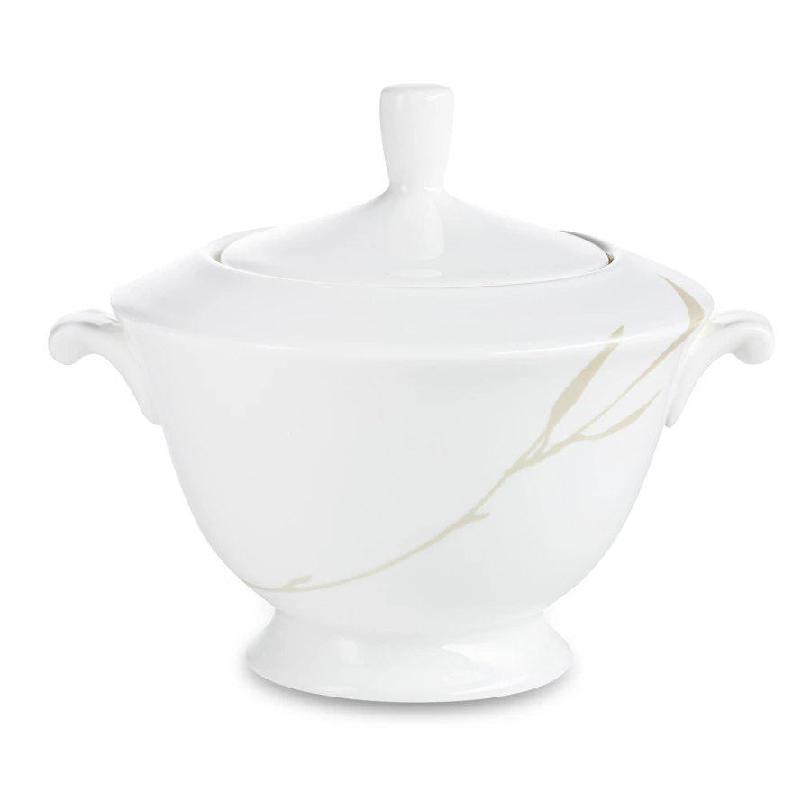 Сахарница Narumi Ботаника 300 мл, фарфор костяной