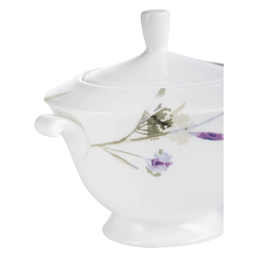 Сахарница Narumi Ботаника 300 мл, фарфор костяной