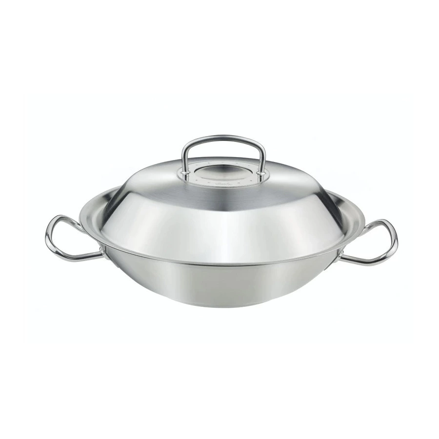Сковорода Вок Fissler Original pro collection 30 см, алюминий, для индукции, духовки-Sale