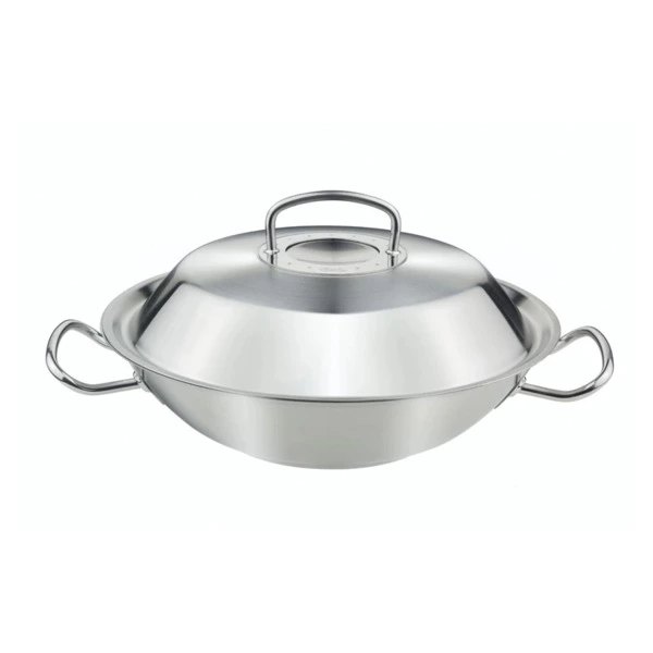 Сковорода Вок Fissler Original pro collection 30 см, алюминий, для индукции, духовки-Sale