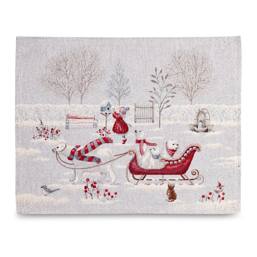 Набор салфеток подстановочных Mix&Match Home В гостях у сказки 40х50 см, 2 шт, гобелен, голубой