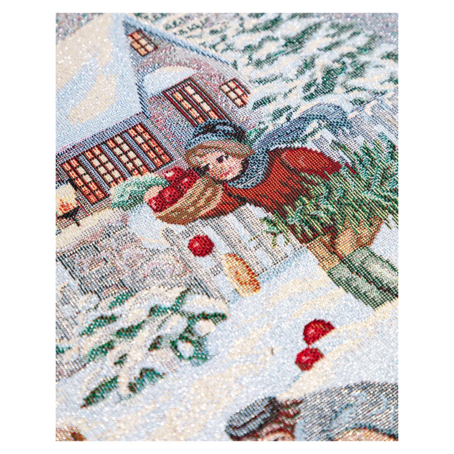 Набор салфеток подстановочных Mix&Match Home Игры во дворе 35х45 см, 2 шт, гобелен, голубой