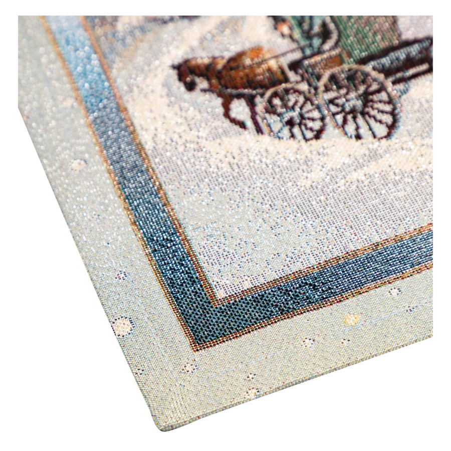 Набор салфеток подстановочных Mix&Match Home Новогодний вечер 35х50 см, 2 шт, гобелен, голубой