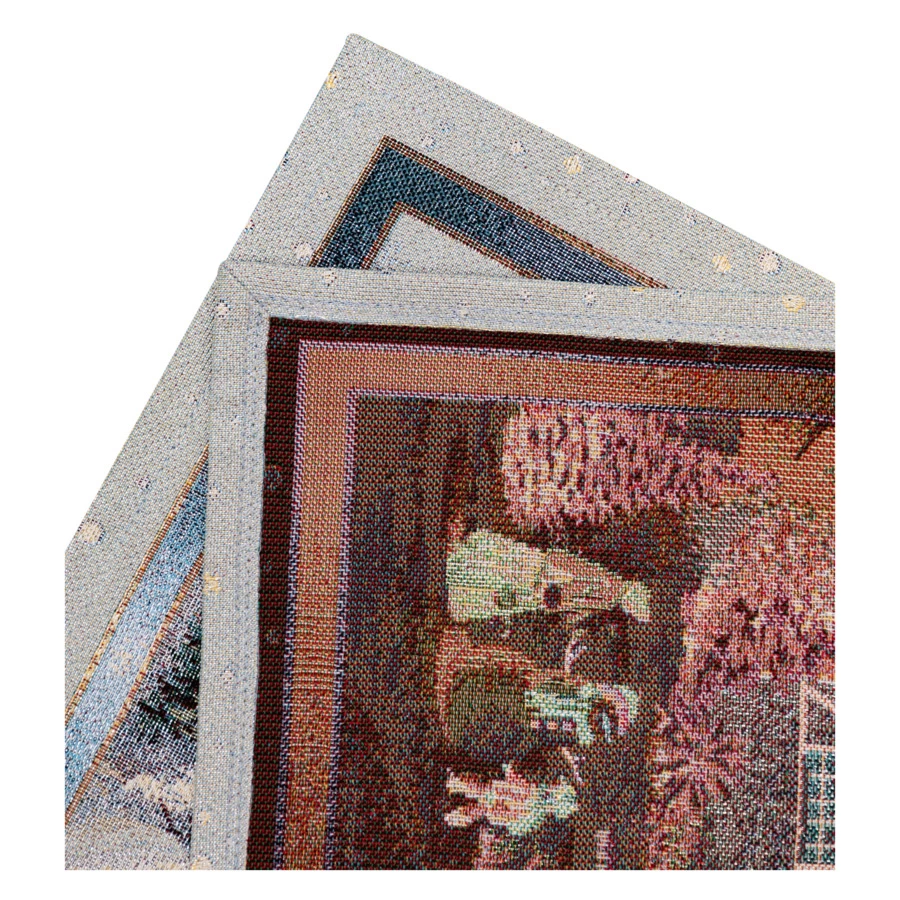 Набор салфеток подстановочных Mix&Match Home Новогодний вечер 35х50 см, 2 шт, гобелен, голубой