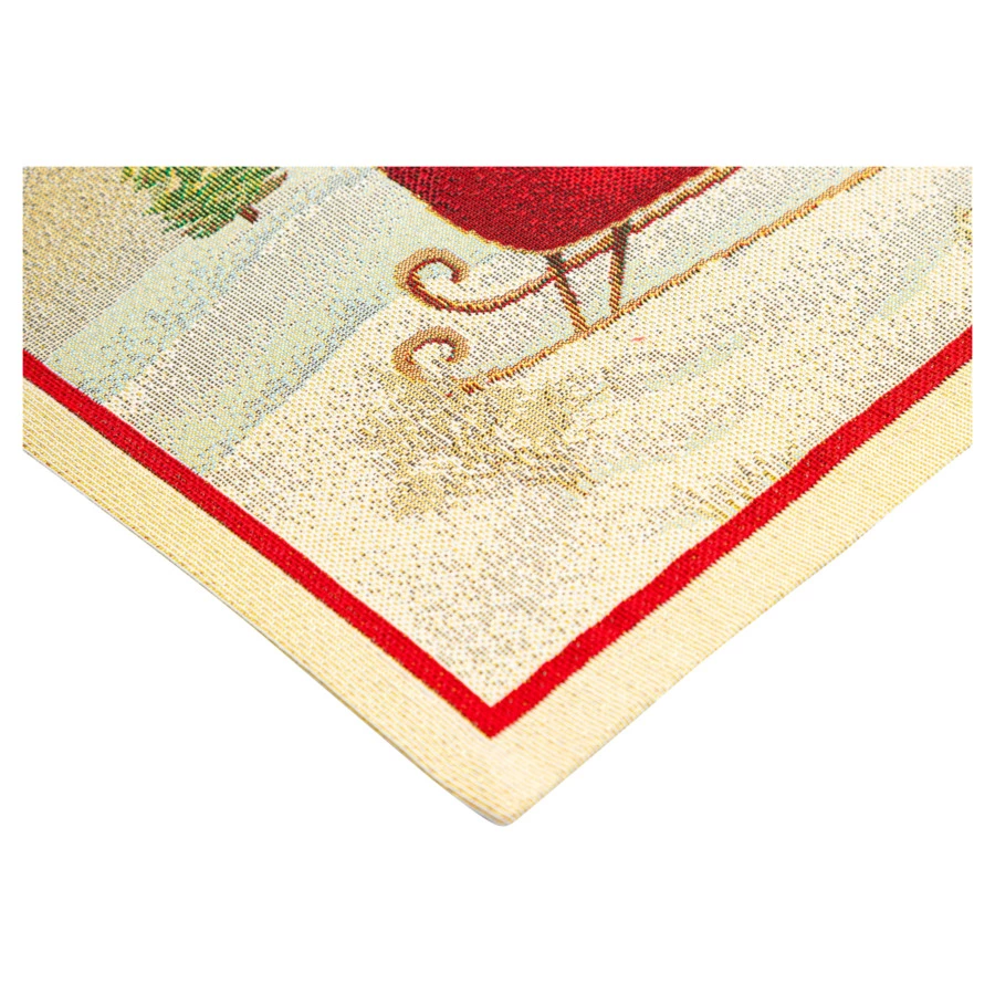 Набор салфеток подстановочных Mix&Match Home Дед Мороз в волшебном лесу 40х50 см, 2 шт, гобелен