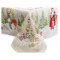 Скатерть прямоугольная Mix&Match Home Дед Мороз в волшебном лесу 140х180 см, гобелен, бежевый