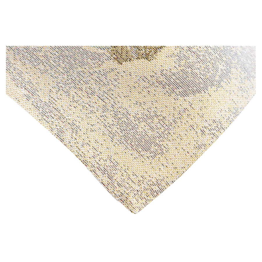 Скатерть прямоугольная Mix&Match Home Дед Мороз в волшебном лесу 140х180 см, гобелен, бежевый