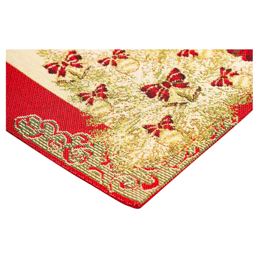 Набор салфеток подстановочных Mix&Match Home Елка желаний Золотая 35х50 см, 2 шт, гобелен, бежевый