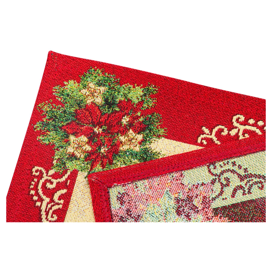 Набор салфеток подстановочных Mix&Match Home Елка желаний 35х45 см, 2 шт, гобелен, бежевый