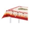 Скатерть прямоугольная Mix&Match Home Новогодние игрушки 140х260 см, гобелен, красный