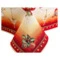 Скатерть прямоугольная Mix&Match Home Новогодние игрушки 140х260 см, гобелен, красный