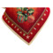 Скатерть прямоугольная Mix&Match Home Новогодние игрушки 140х260 см, гобелен, красный