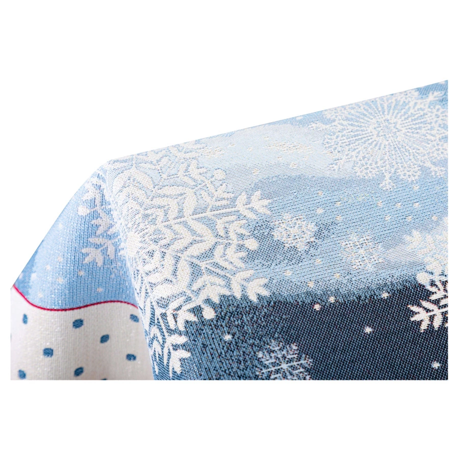 Скатерть прямоугольная Mix&Match Home Ночь перед Рождеством 140х260 см, гобелен, синий