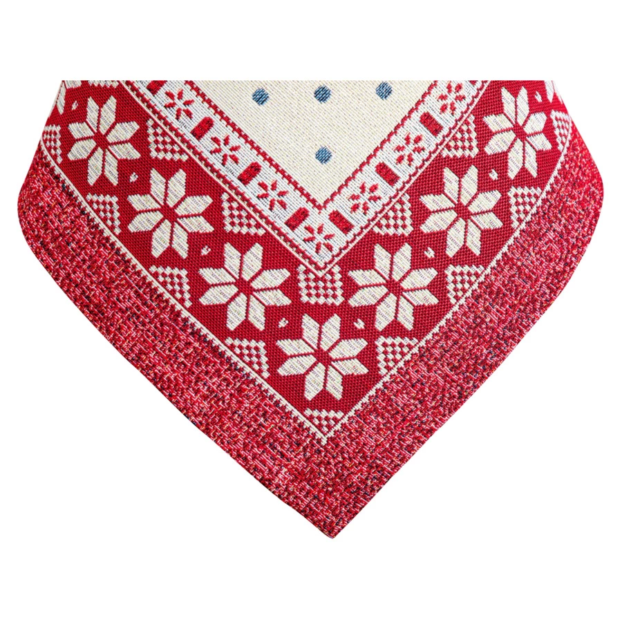 Скатерть прямоугольная Mix&Match Home Ночь перед Рождеством 140х260 см, гобелен, синий