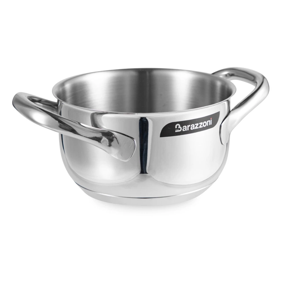 Кастрюля с крышкой Barazzoni Chef line 1,4 л 16 см, сталь нержавеющая