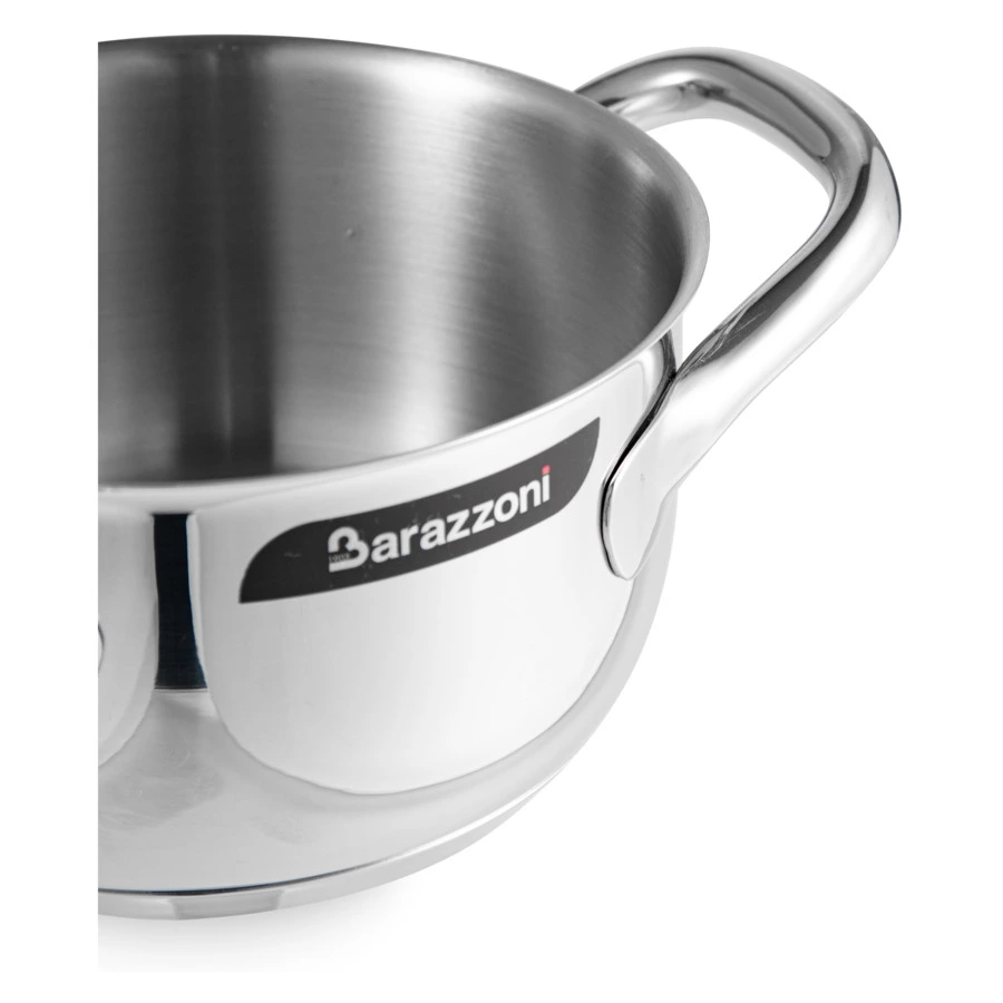 Кастрюля с крышкой Barazzoni Chef line 1,4 л 16 см, сталь нержавеющая