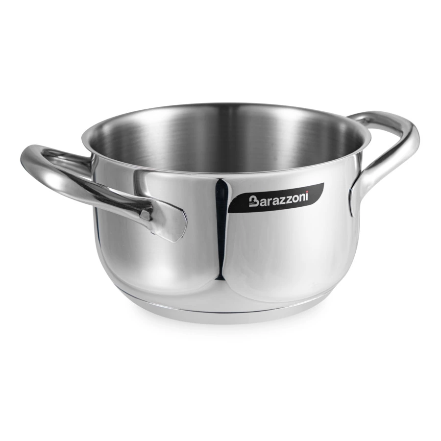 Кастрюля с крышкой Barazzoni Chef line 2,1 л 18 см, сталь нержавеющая
