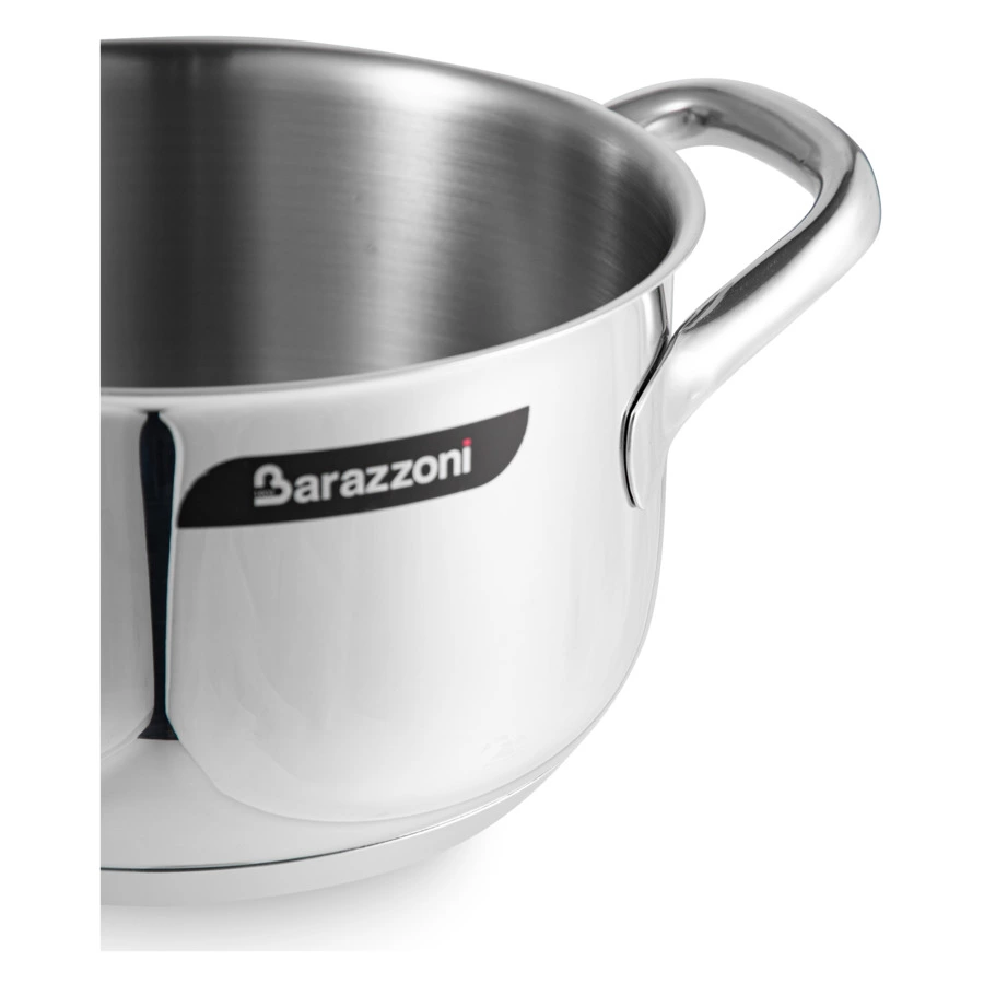 Кастрюля с крышкой Barazzoni Chef line 2,1 л 18 см, сталь нержавеющая