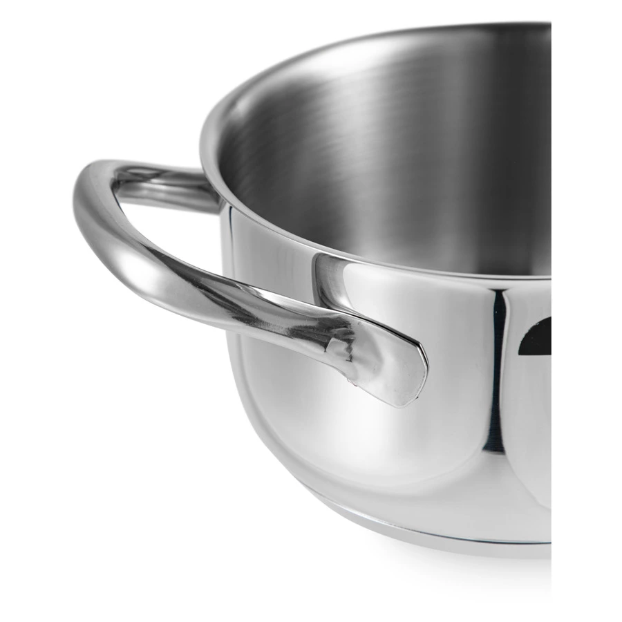 Кастрюля с крышкой Barazzoni Chef line 2,1 л 18 см, сталь нержавеющая