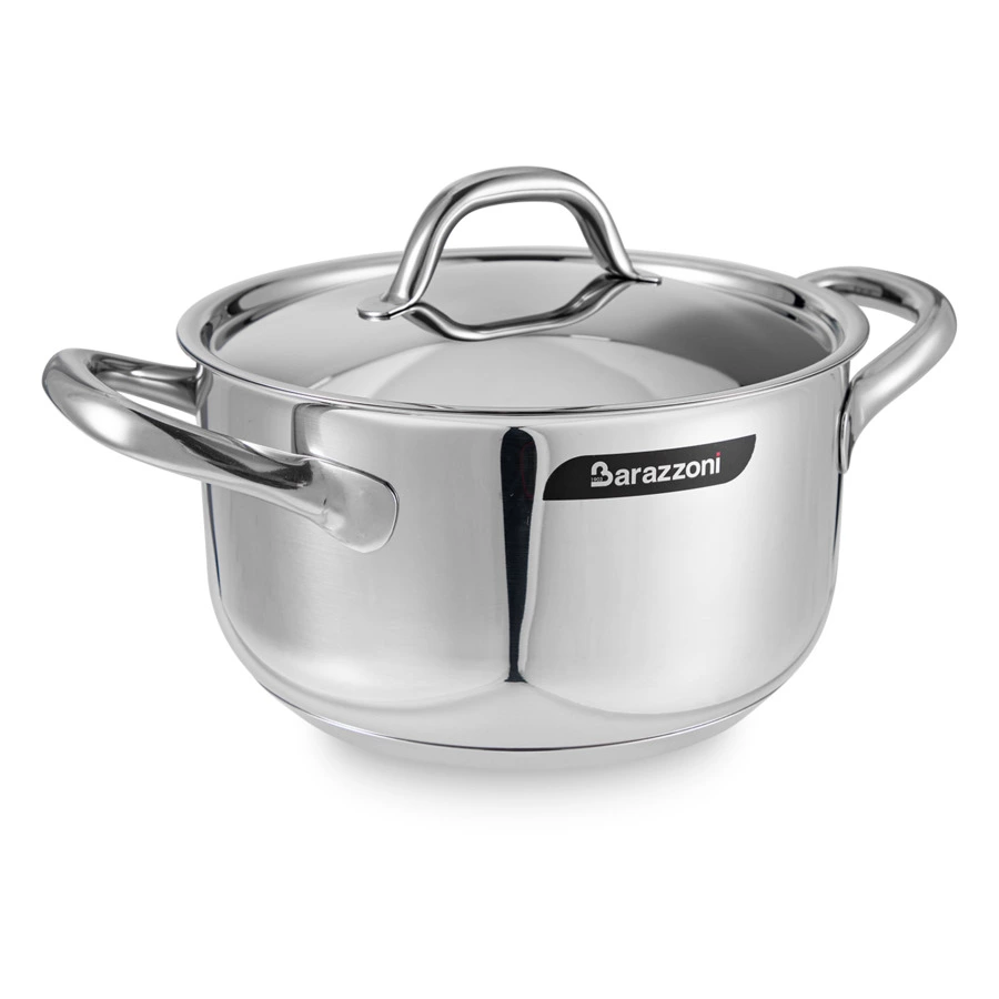 Кастрюля с крышкой Barazzoni Chef line 3 л 20 см, сталь нержавеющая