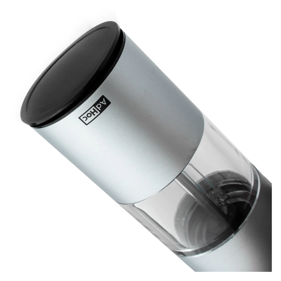 Мельница электрическая для перца и соли AdHoc EMill 21,5x5 см, сталь нержавеющая, голубой, п/к