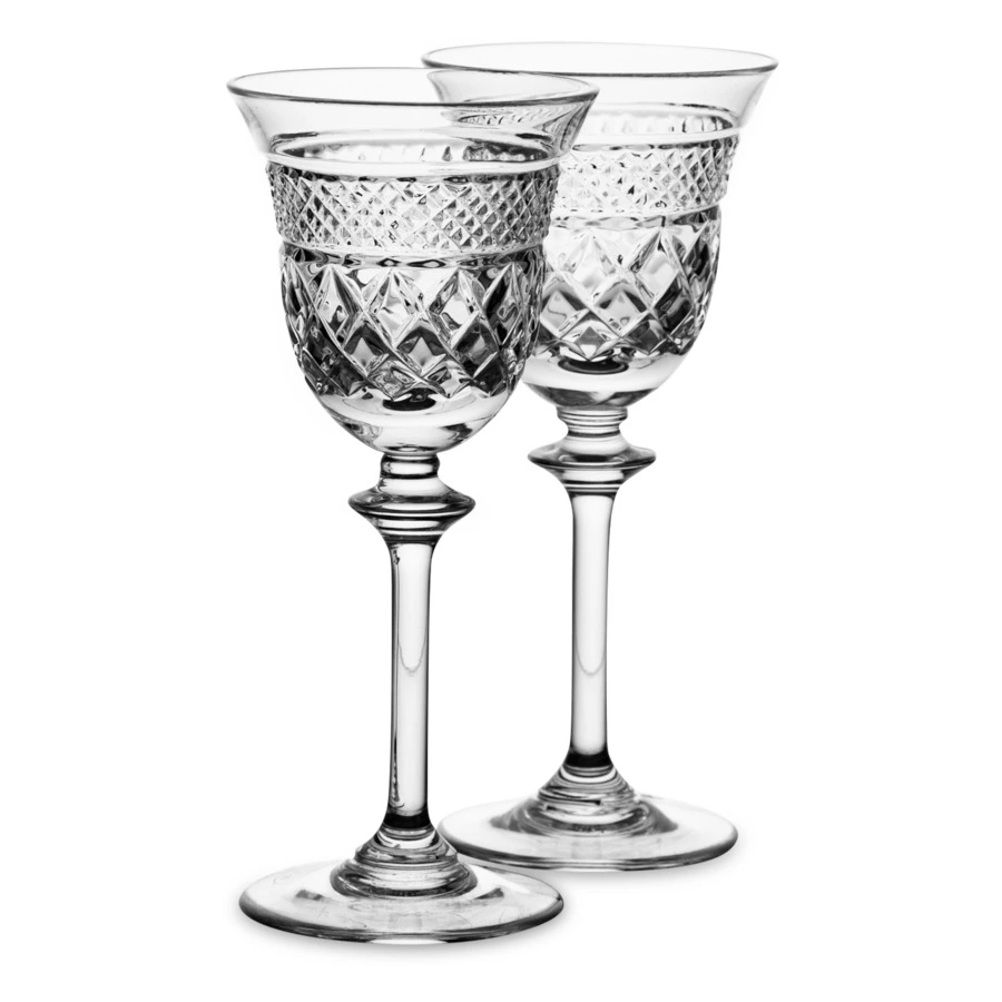 Набор рюмок для ликера Cristal de Paris Новый Король Георг 100 мл, 2 шт, хрусталь