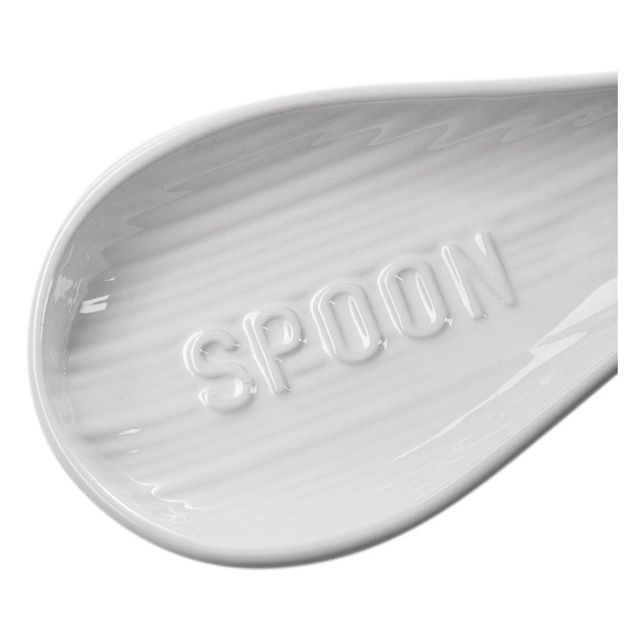 Подставка для ложки Just Mugs Белый шум, керамика