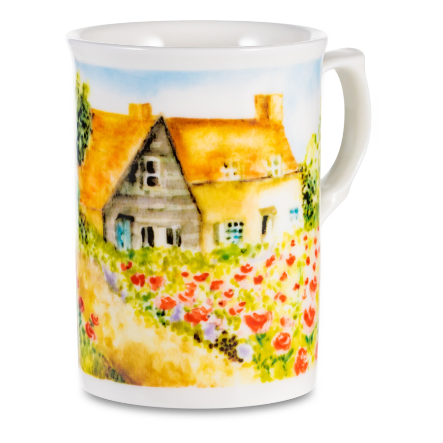 Кружка Just Mugs Buxton Загородные дома Дом с трубой 325 мл, фарфор  костяной (JUST MUGS) - купить в Москве в Williams Oliver