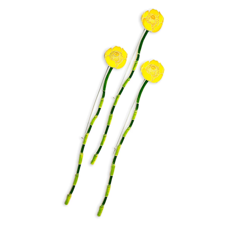 Брошь Русские самоцветы Кубышка 15,01 г, серебро 925