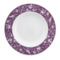 Тарелка суповая ИФЗ Европейская-2 Monplaisir Violet 22,5 см, фарфор твердый, бело-фиолетовый