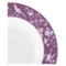 Тарелка суповая ИФЗ Европейская-2 Monplaisir Violet 22,5 см, фарфор твердый, бело-фиолетовый
