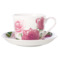 Чашка чайная с блюдцем Maxwell & Williams Флориада Розы 480 мл, фарфор костяной, п/к