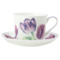 Чашка чайная с блюдцем Maxwell & Williams Флориада Тюльпаны 480 мл, фарфор костяной, п/к