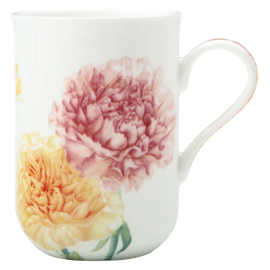 Кружка Maxwell & Williams Флориада Гвоздики 350 мл, фарфор костяной, п/к
