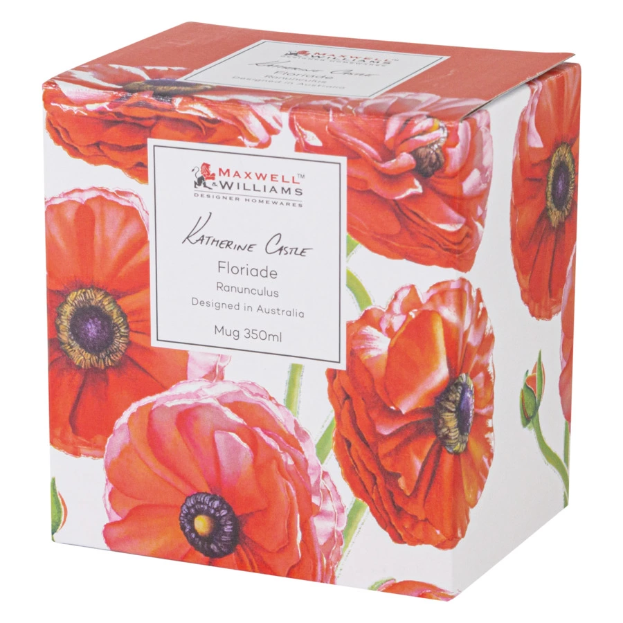 Кружка Maxwell & Williams Флориада Лютики 350 мл, фарфор костяной, п/к