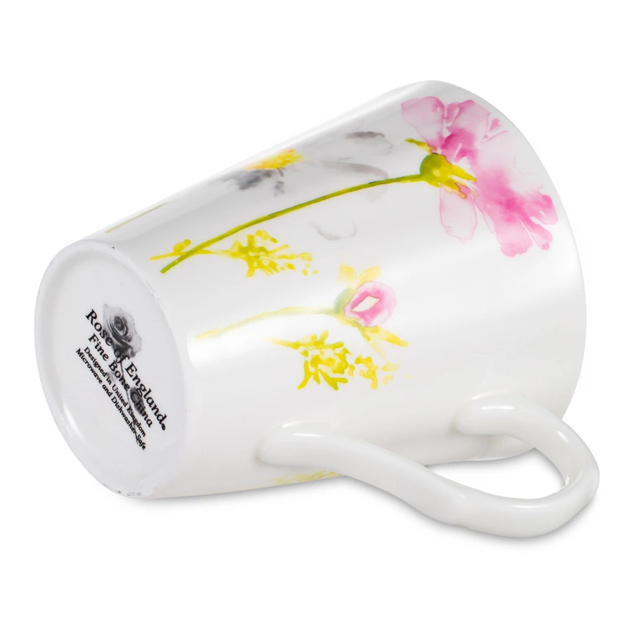 Кружка Just Mugs Heritage Идеальный сад Ромашки 370 мл, фарфор костяной