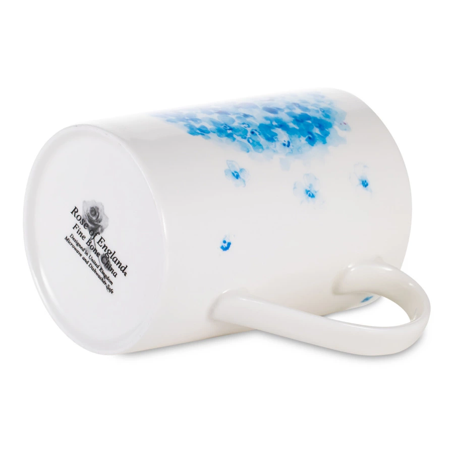 Кружка Just Mugs Norfolk Цветы №1 400 мл, фарфор костяной