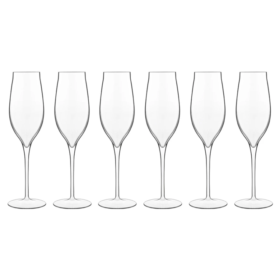 Набор фужеров для шампанского Luigi Bormioli Винея Просекко 200 мл, h23см, 6 шт, п/к