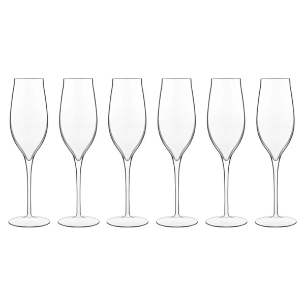 Набор фужеров для шампанского Luigi Bormioli Винея Просекко 200 мл, h23см, 6 шт, п/к