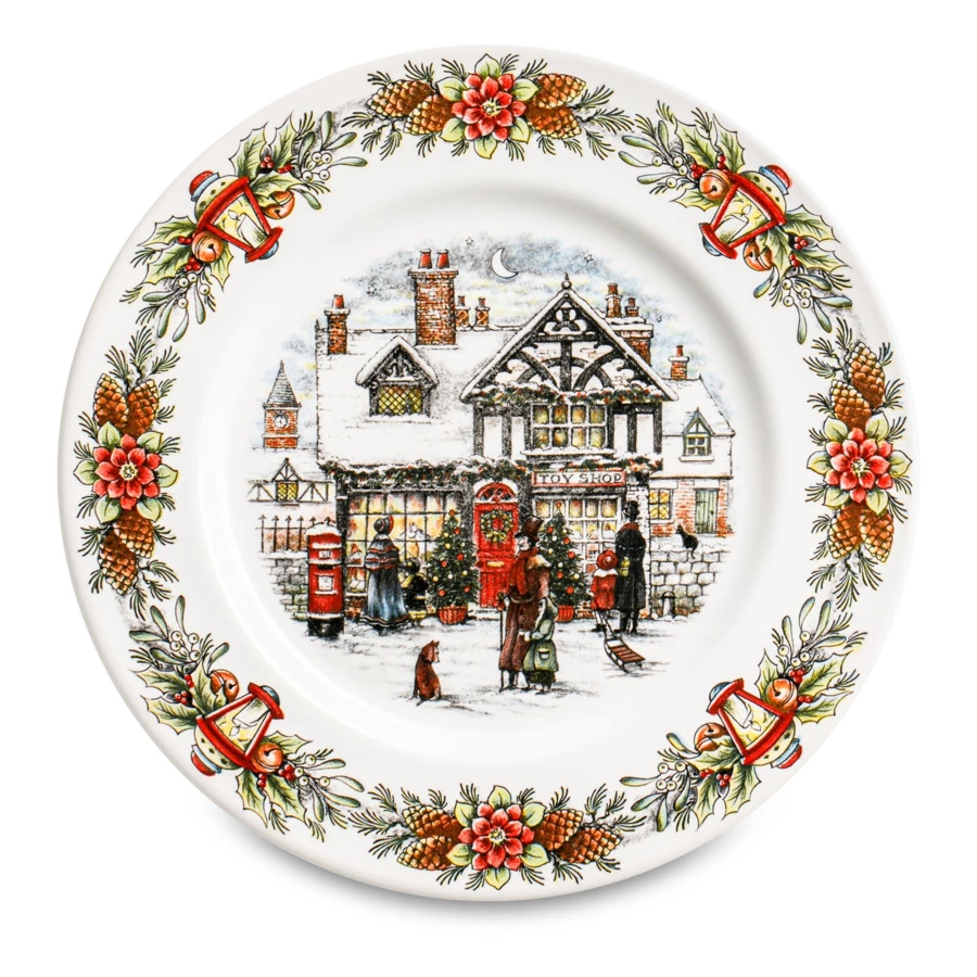Набор тарелок обеденных Royal Stafford Магазин Игрушек 28 см, 4 шт, фаянс