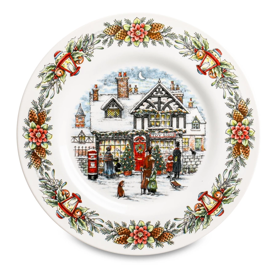 Набор тарелок закусочных Royal Stafford Магазин Игрушек 21 см, 4 шт, фаянс