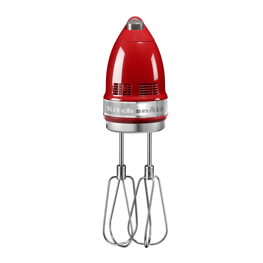 Миксер ручной KitchenAid 85 Вт, 9 скоростей, 4 насадки, красный, 5KHM9212EER