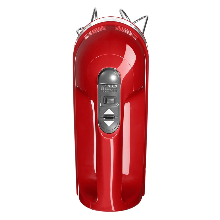 Миксер ручной KitchenAid 85 Вт, 9 скоростей, 4 насадки, красный, 5KHM9212EER